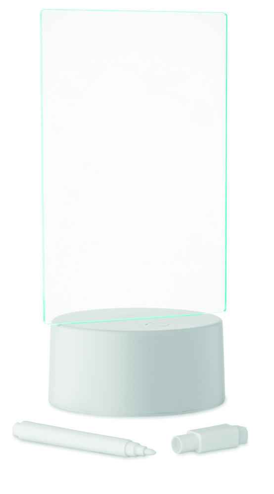 Logo trade mainostuotet tuotekuva: Valaistu LED-muistitaulu