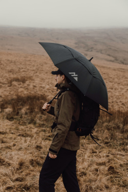 Logotrade liikelahja mainoslahja kuva: Nordic Drift Trail 27" AWARE™ RPET -myrskysateenvarjo UPF 50