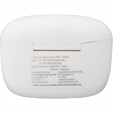 Logotrade dovana nuotrauka: Essos 2.0 True Wireless automatinio poravimo ausinės su dėklu