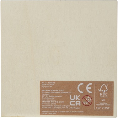 Logotrade reklaminiai produktai nuotrauka: Žievės medinė dėlionė