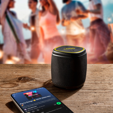 Logotrade firminės dovanos nuotrauka: Bluetooth garsiakalbis HERMON Schwarzwolf