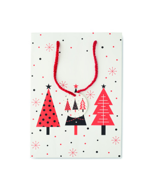 Logotrade firminės dovanos nuotrauka: Dovanų popierinis maišelis vidutinio dydžio