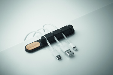 Logotrade reklaminės dovanos nuotrauka: Silikoninis kabelių organizatorius