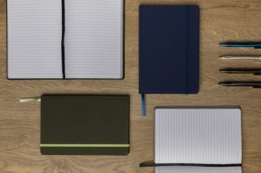 Logotrade dāvanas foto: GRS sertificēts RPET A5 piezīmjdators