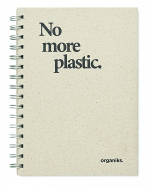 Logotrade logo dāvanas foto: A5 zāliena piezīmju grāmatiņa 80 ar oderējumu