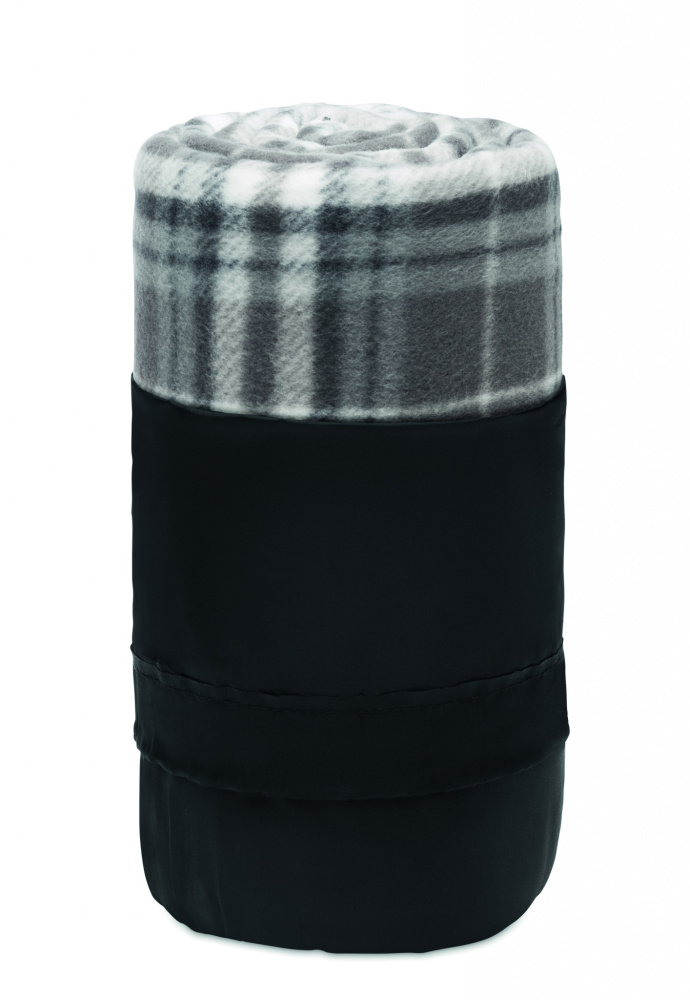 Logotrade logo dāvanas foto: RPET flīsa ceļojumu sega