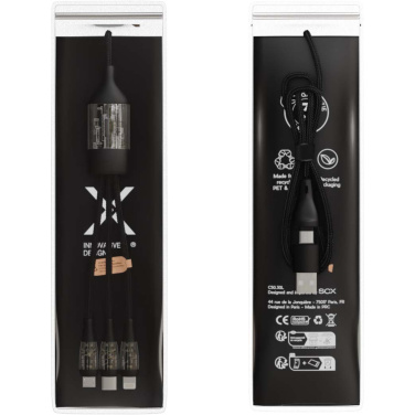 Logotrade korporatīvās dāvanas foto: SCX.design C50 5-in-1 ātrās uzlādes 100W/5A kabelis ar digitālo displeju