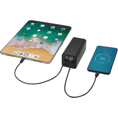 Logotrade ziemassvētku dāvanas foto: Acamar 20.000 mAh 70W pārstrādāta alumīnija klēpjdatora pārnēsājamais akumulators