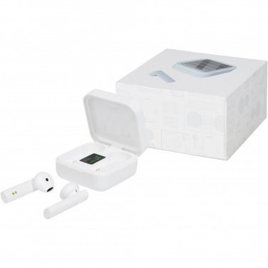 Логотрейд бизнес-подарки картинка: TWS-наушники Tayo с солнечными батареями 