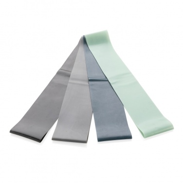 Логотрейд pекламные подарки картинка: 4 шт. эластичных фитнес-лент в чехле