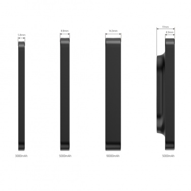 Логотрейд pекламные cувениры картинка: Банк питания Urban Vitamin Burbank RCS пластик/алюминий, 3000 мАч