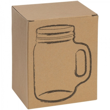 Логотрейд pекламные продукты картинка: Стакан с ручкой и крышкой TREVISO 450 мл