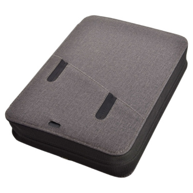 Лого трейд бизнес-подарки фото: Папка А5 и внешний аккумулятор 4000 мАч SORBONNE Pierre Cardin