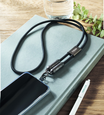 Лого трейд бизнес-подарки фото: 60W phone holder lanyard cable