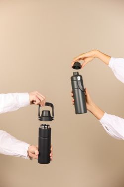 Лого трейд бизнес-подарки фото: Бутылка Baltimore Trek RCS из переработанной нержавеющей стали 600 мл