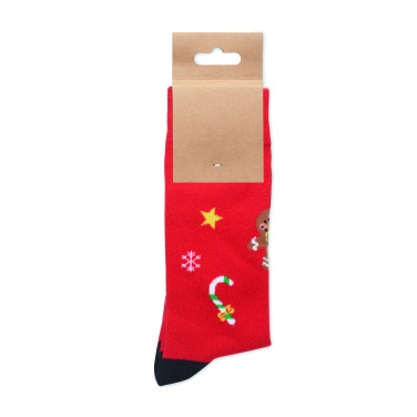 Лого трейд pекламные подарки фото: Pair of Christmas socks M