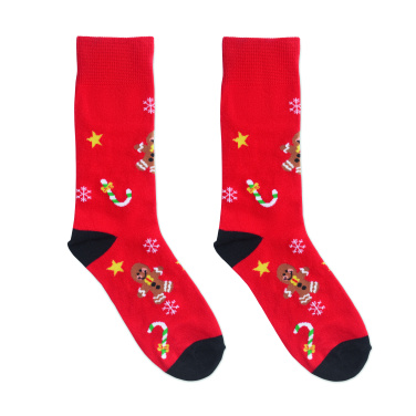Логотрейд pекламные подарки картинка: Pair of Christmas socks M