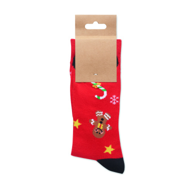 Логотрейд pекламные cувениры картинка: Pair of Christmas socks M