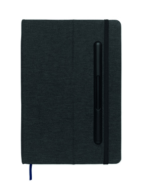 Лого трейд pекламные cувениры фото: A5 notebook with phone holder