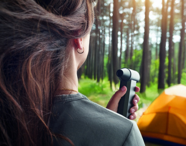 Лого трейд бизнес-подарки фото: Portable turbo fan