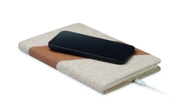 Логотрейд бизнес-подарки картинка: A5 notebook with 15W charger