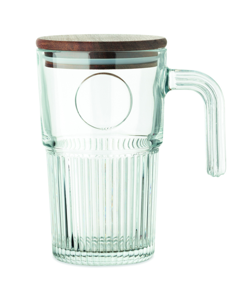 Логотрейд pекламные cувениры картинка: Glass mug 450ml