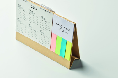 Лого трейд pекламные продукты фото: Desk calendar with memo pad