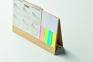 Логотрейд pекламные подарки картинка: Desk calendar with memo pad