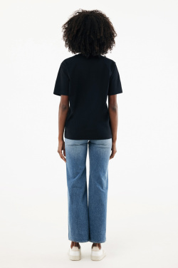 Логотрейд бизнес-подарки картинка: Футболка IQONIQ Nikko из плотного переработанного хлопка