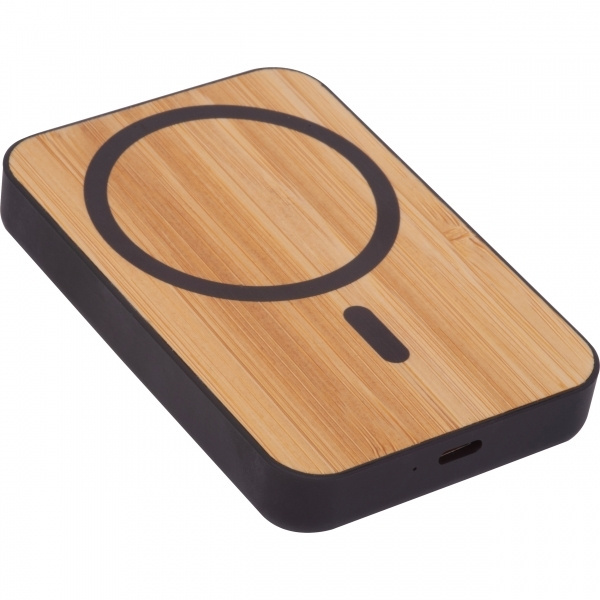 Логотрейд pекламные cувениры картинка: Беспроводной внешний аккумулятор 5 000 мАч CAIRO