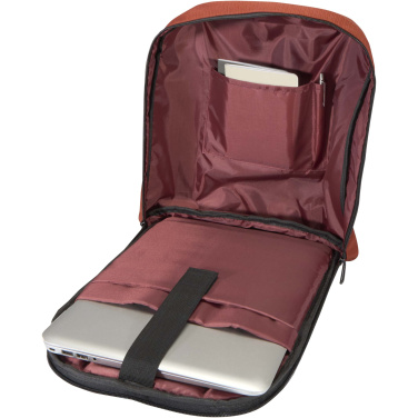 Логотрейд pекламные подарки картинка: Рюкзак Luma для ноутбука с диагональю экрана 15 дюймов с защитой от кражи объемом 10 л из материала, переработанного по стандарту GRS