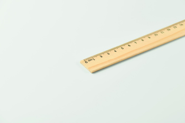 Логотрейд pекламные cувениры картинка: Wooden ruler 20cm