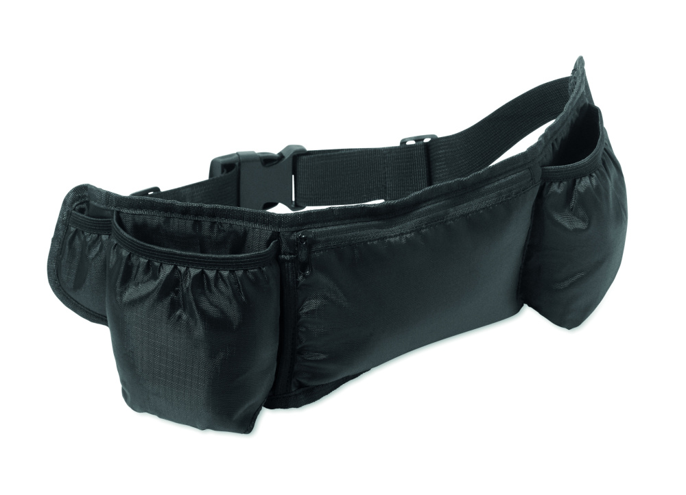 Логотрейд pекламные продукты картинка: Sports waist bag 420D RPET