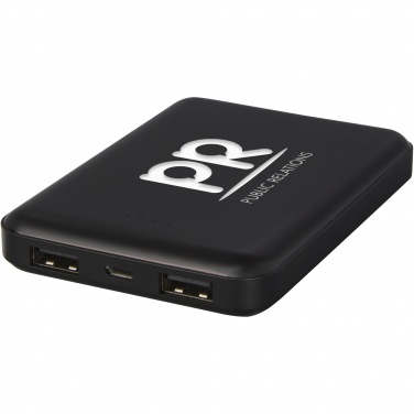Logotrade profilprodukter bild: Gleam 5 000 mAh ultratunn powerbank med ljus