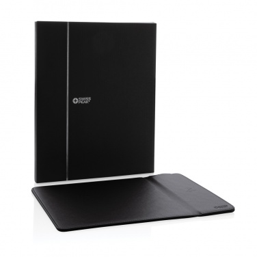 Logotrade kampanjprodukter bild: Swiss Peak Musmatta,10W trådlös laddning i RCS återvunnen PU