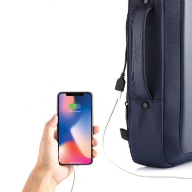 Logotrade reklamprodukter bild: Bobby Bizz stöldskyddad ryggsäck & laptopväska