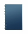 A5 anteckningsbok omslag  RPET, Blå
