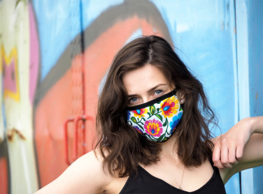 Logotrade kampanjprodukter bild: MARS PRO bomullsmask (storlek M) med ficka och HEPA-filter 1380165