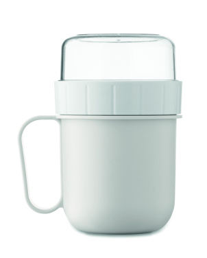 Logotrade presentreklam bild: On the go-mugg i PP 450 ml