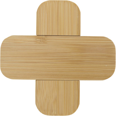 Logotrade profilreklam bild: Croc underlägg av bambu – litet