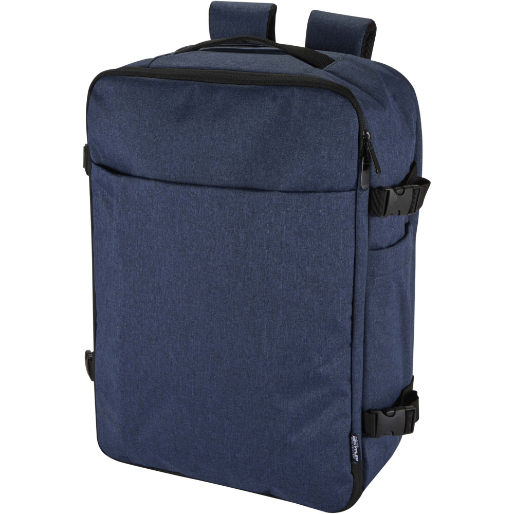 Logotrade kampanjprodukter bild: Libra 17 " ryggsäck för handbagage av återvunnen GRS, 25 l