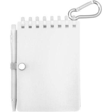 Logotrade presentreklam bild: Lig Mini uppsättning med återvunnen utomhusanteckningsbok med mjukt omslag och kulspetspenna (blått bläck)